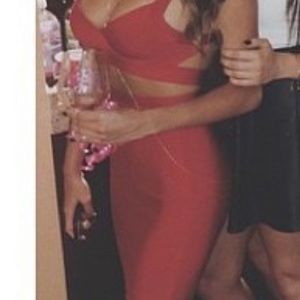 Red two piece bandage set- GOT TONS OF COMPLIMENTS